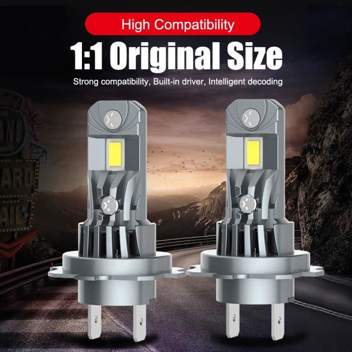 Pack ampoules LED H7 IVECO Daily Citys Minibus (03.2014 et plus) Type halogène - 80W