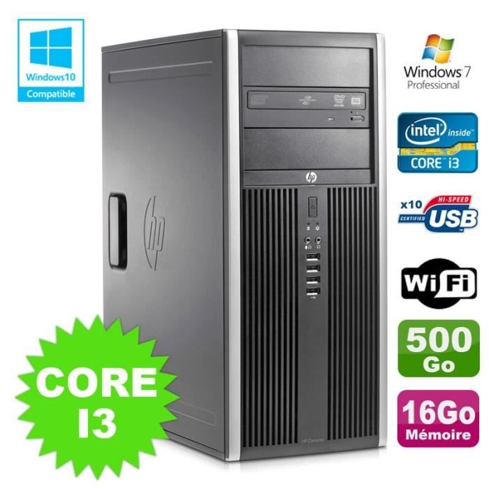 PC Fixe Rivertech I3-2120, 16Go RAM, 240Go HDD, Linux Debian 12