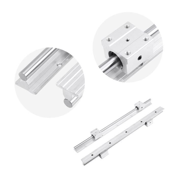 Rail Linéaire SBR25-1500 Mm Avec 4 Blocs SBR25UU - Kit Complet Pour Imprimante 3D Et CNC