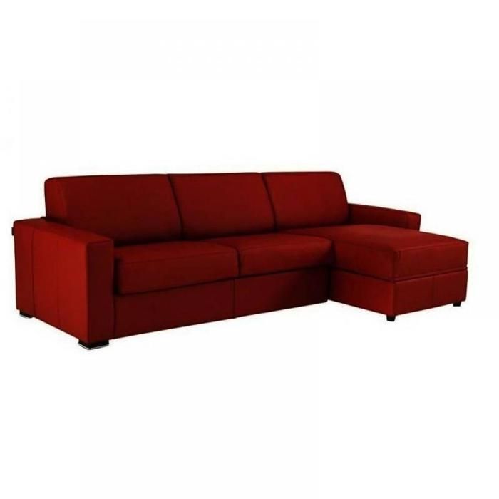 Canape D Angle Dreamer Convertible Ouverture Rapido 120cm Cuir