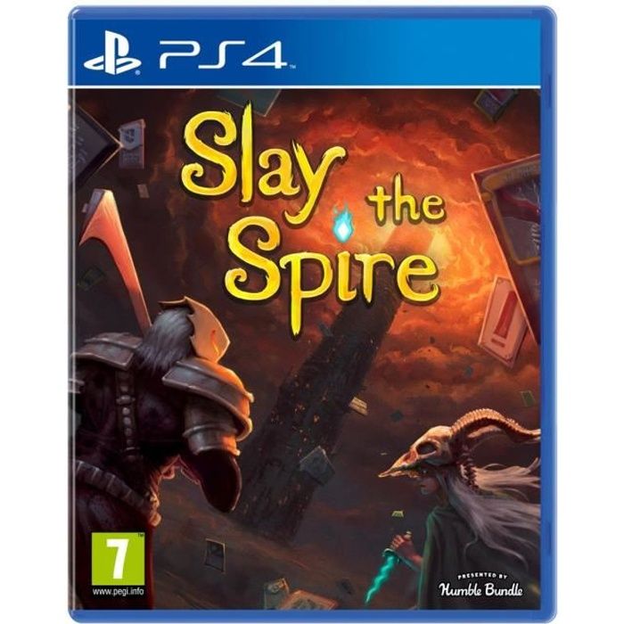 Jeu de cartes Slay the Spire PS4 Deck Building dynamique Centaines de cartes Reliques puissantes