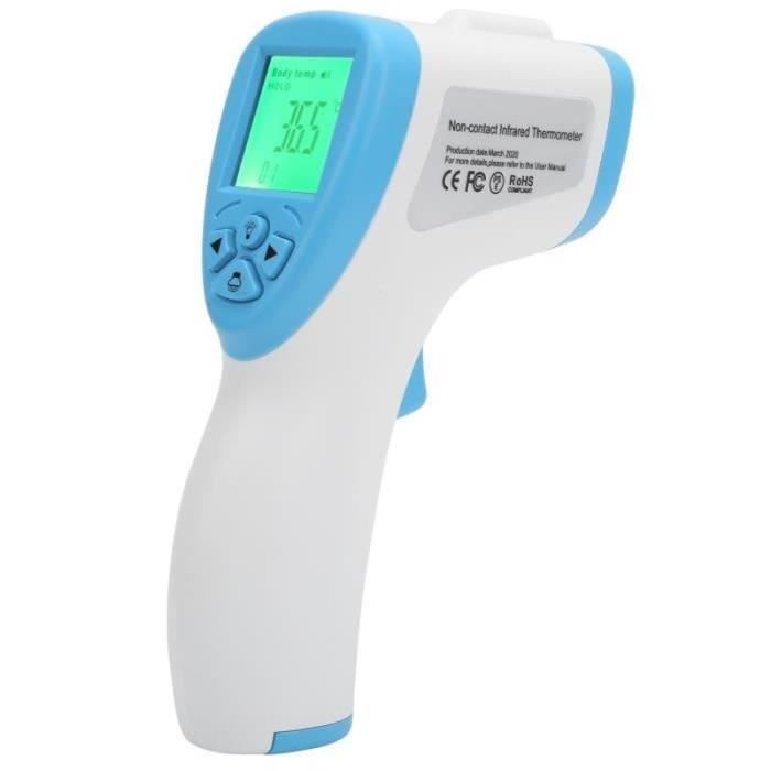 Thermomètre frontal infrarouge sans contact, mesure de la température  corporelle domestique, mesure rapide à domicile - Cdiscount Puériculture &  Eveil bébé