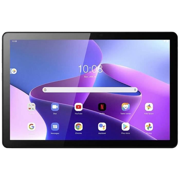 Lenovo Tab M10 (3e génération) WiFi, LTE/4G 32 GB gris transparent Tablette Android 25.7 cm (10.1 pouces) 1.8 GHz Andro
