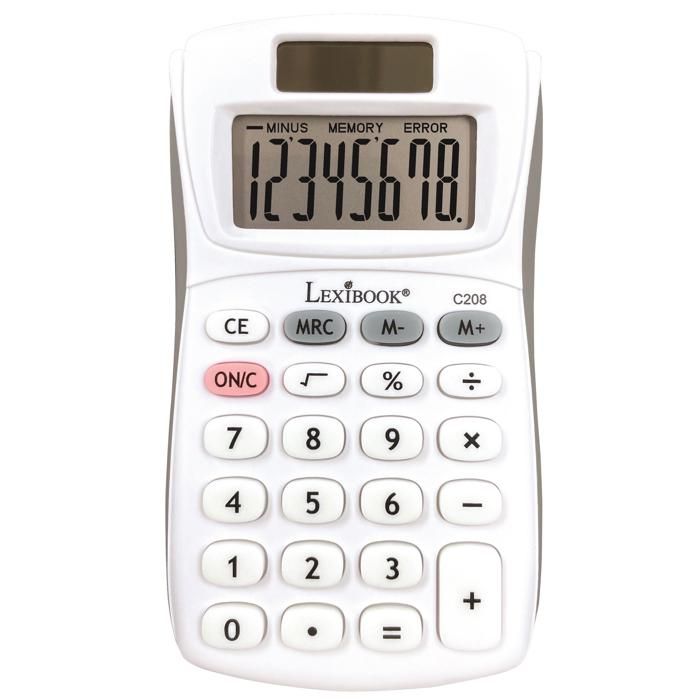 Calculatrice de Poche 8 Chiffres