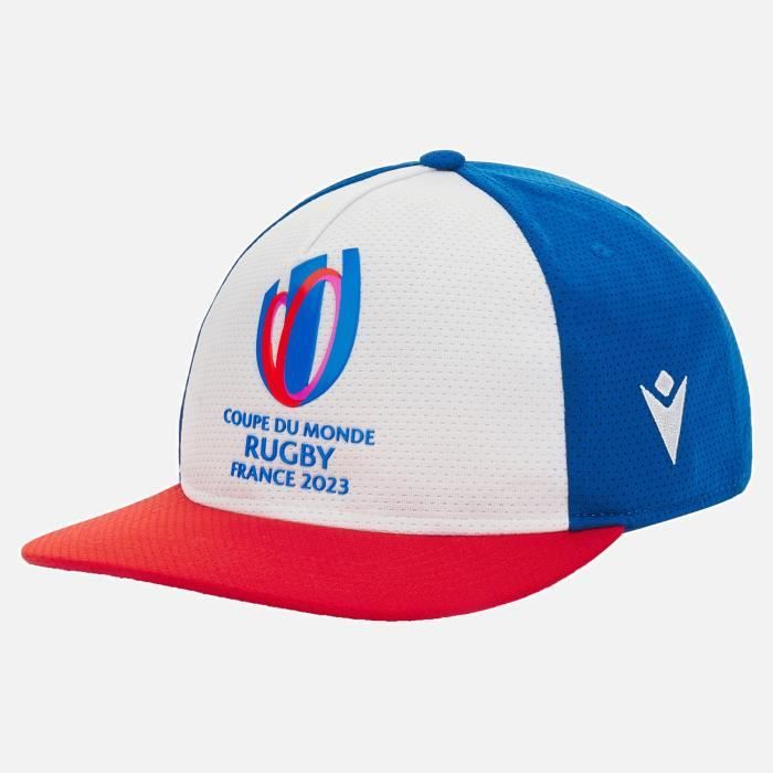 Veste Imperméable Macron Rugby World Cup 2023 Officielle Adulte - Bleu - Taille S