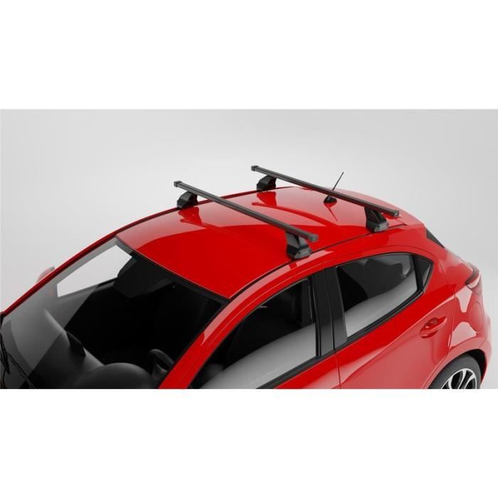 Barres Transversales Menabo Compatible Avec Peugeot 308 SW 2014-2024 Noir