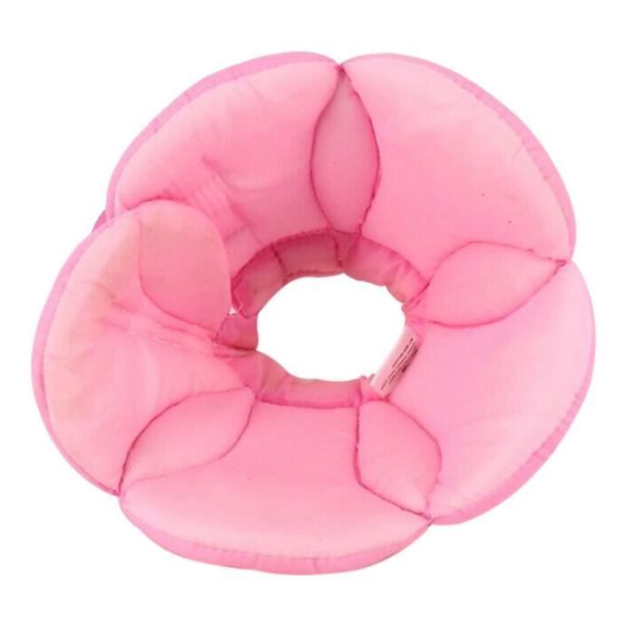Jj0462 Jiyaru Collerette Pour Chien Chat Forme Fleur En Mousse Ajustable Rose Xl Cdiscount