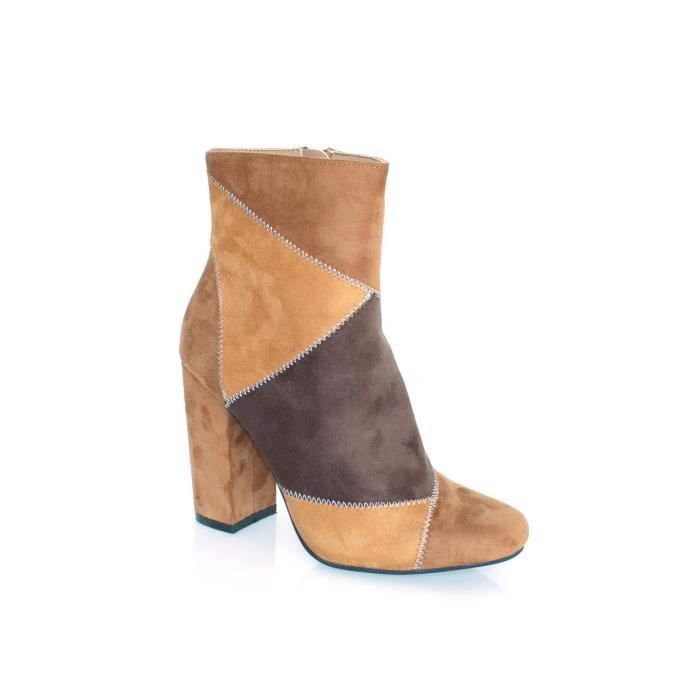 bottines multicolores femme