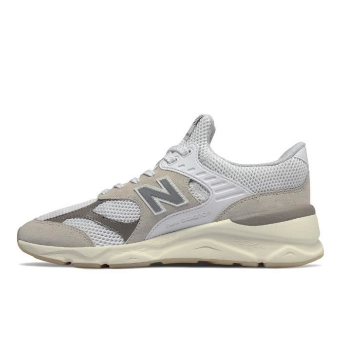 Basket New Balance MSX90 RDA Homme Blanc Polyester Plat Lacets Blanc Cdiscount Chaussures