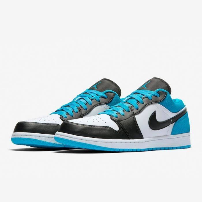 Basket Air-Jordan 1 Low Chaussure de Sport AJ 1 pour CK3022-004 Homme Femme  Bleu - Cdiscount Chaussures
