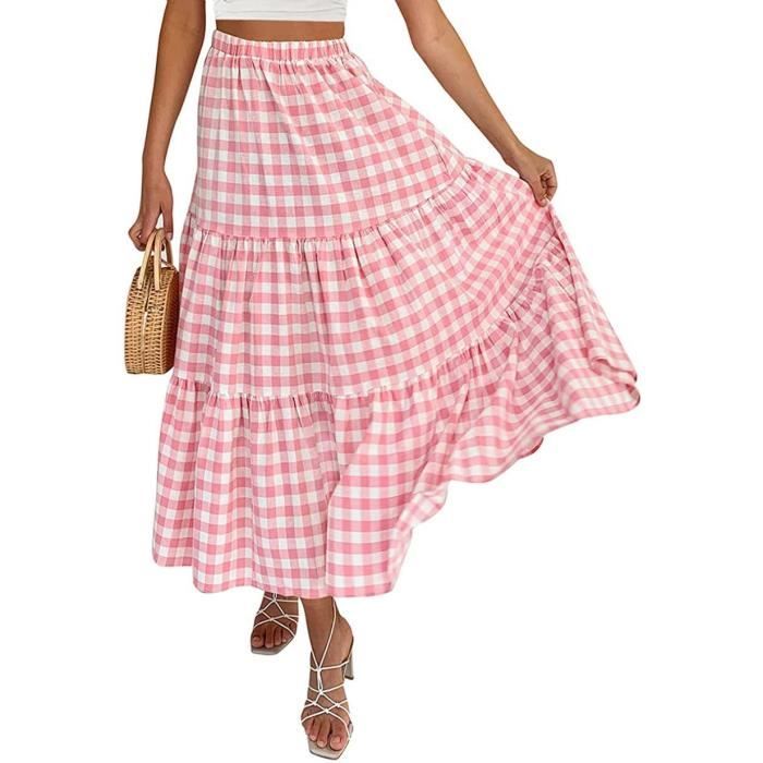 Jupe à carreaux taille haute pour femme, jupe crayon moulante en laine, RD1, M