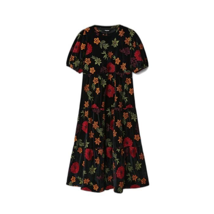 Robe femme Desigual Fest Noir Rouge Taille S Pour Adulte Style Festif Noir rouge Cdiscount Sport
