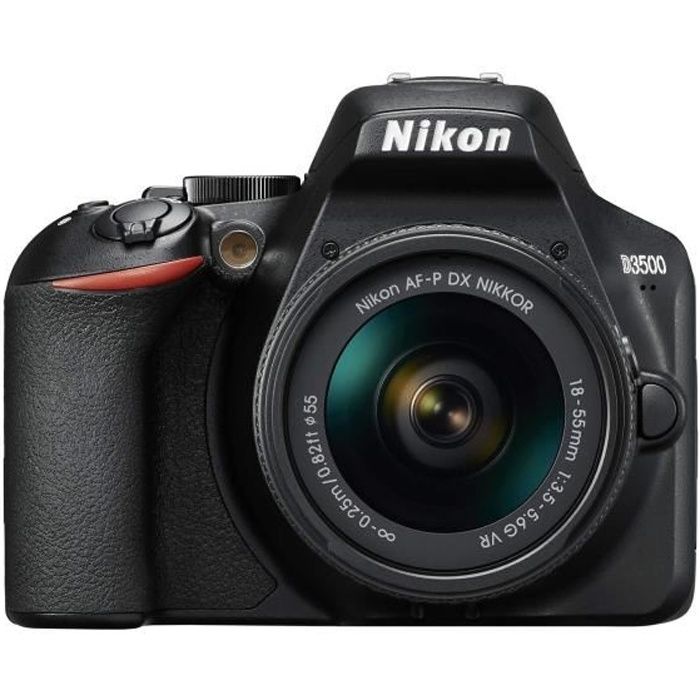 Nikon Kit Reflex numérique D3500 + AF P DX 18 55 f3.5 5.G VR