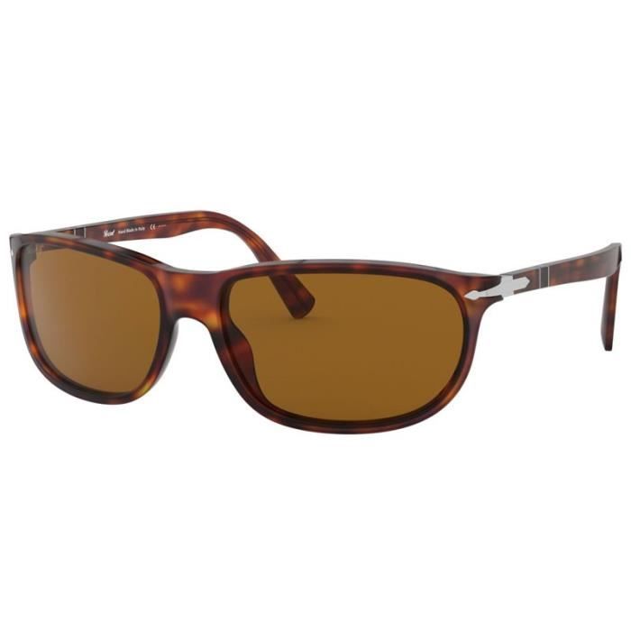 Persol 3222 Havana Polarisé - Achat / Vente lunettes de vue Persol 3222  Havana Polarisé Mixte - Cdiscoun