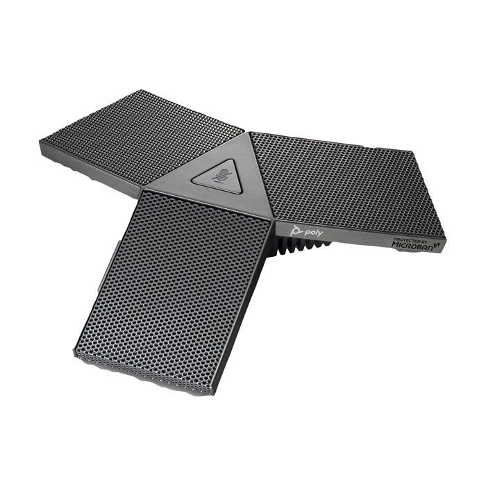Microphone dextension - POLY - Table - RJ11 76 m - Couverture 360° - Compatible Studio X50/X52/X70