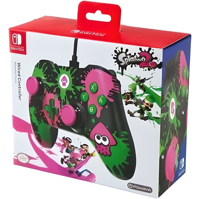 POWER A Manette Iconic controller Splatoon - vue 1