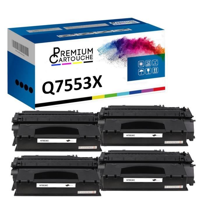 Lot De 4 Toners Premium Cartouche - Compatible Ricoh Aficio MP C300 - Noir, Jaune, Magenta