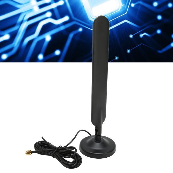 Antenne Routeur 10dBi Pleine Bande GSM 4G LTE - Antenne Réseau SMA Gain Élevé