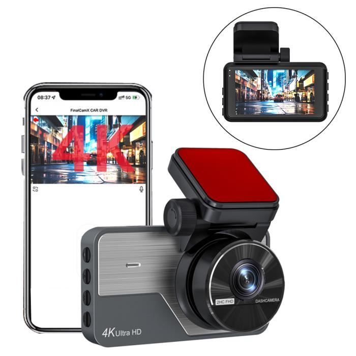 Dashcam Voiture Avant Et Arrière, Caméra De Voiture Avec Wifi Intégré