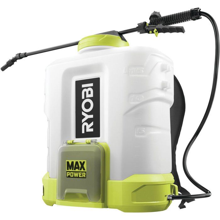 Ryobi Pulvérisateur à dos 36V - jusquà 6 bars - débit jusquà 1 2 l/min - réservoir 15 L - RY36BPSA-0