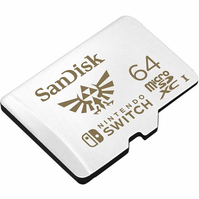 Carte mémoire flash SanDisk pour Nintendo Switch - 64 Go - UHS-I U3 - microSDXC