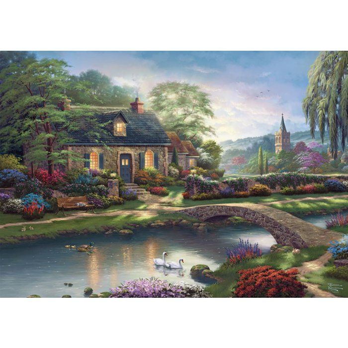Puzzle adulte - SCHMIDT SPIELE - Stoney Creek Cottage - 59775 - 1000 pièces
