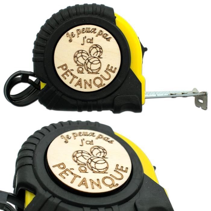 ERNESTINE Mètre ruban pour homme cadeau pétanque cadeau parrain idée cadeau homme cadeau