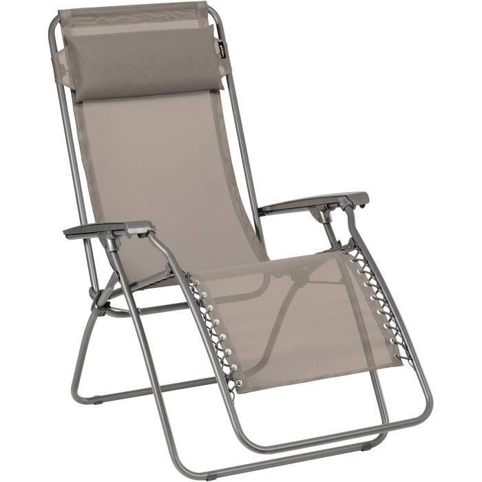 Lafuma Relaxe Rt2 Relax, Chataigne, 114x68x87 cm140 Cdiscount Maison