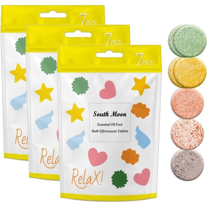Essential Oil Foot Bath Effervescent Tablets, Effervescent Foot Soak