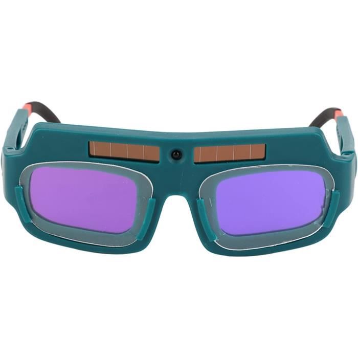 Lunettes De Soudeur à Assombrissement Automatique Solaire - TIG Vert Foncé IR5.0 Réglables
