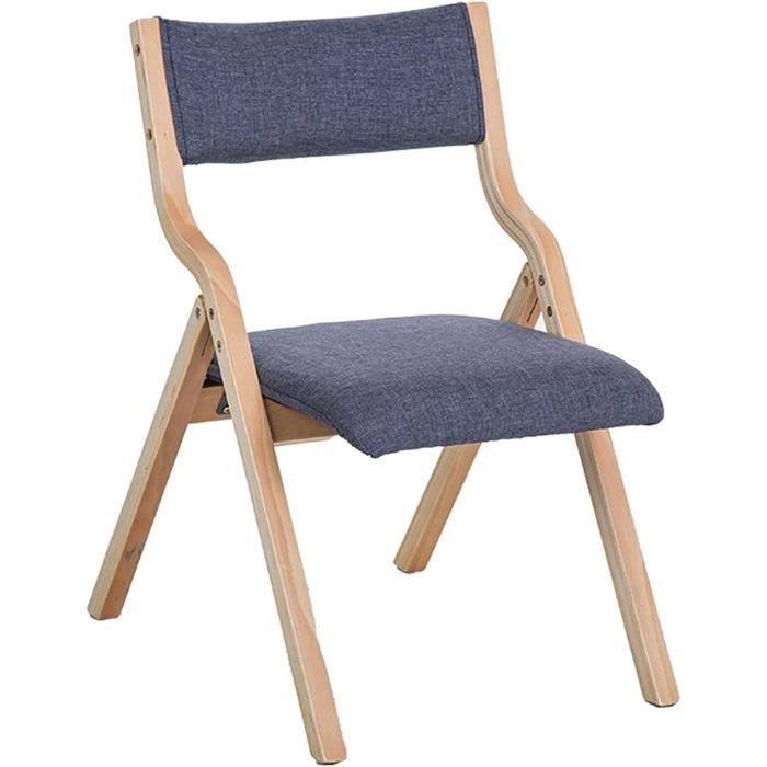 Mgchowue Chaise Pliante Rotin Bois – Dossier 360° Pivotant, Chaise Salle à Manger Intérieur/Extérieur, Pliable Et Empilable, Style Naturel