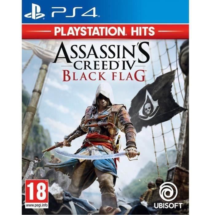 Ubisoft Jeu PS4 - Assassin'S Creed - Assassin'S Creed 4 Black Flag - Action - Aventure - Blu-Ray