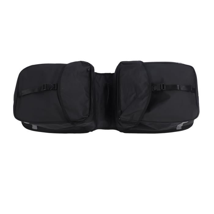 Sac De Porte-Bagages Arrière Vélo 8L - Étanche Réfléchissant En Cuir PU, Installation Facile