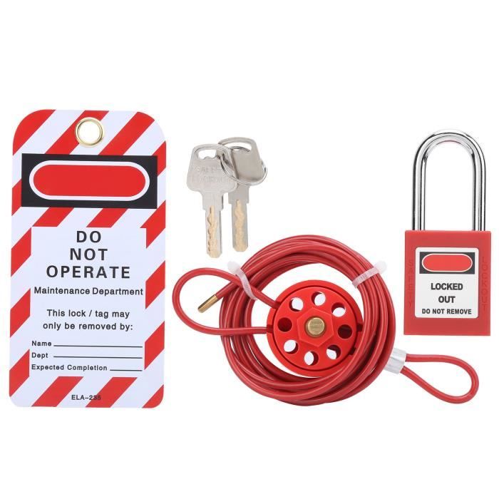 Wisebom Câble Antivol Longueur 1,2m, Robuste câble à boucles Câble Universel à Boucles Câble de Verrouillage de Sécurité Idéal en Complément d'antivols U et de Cadenas Wisebom Câble Antivol Longueur 1,2m, Robuste câble à boucles Câble Universel à Boucles Câble de Verrouillage de Sécurité Idéal en Complément d'antivols U et de Cadenas