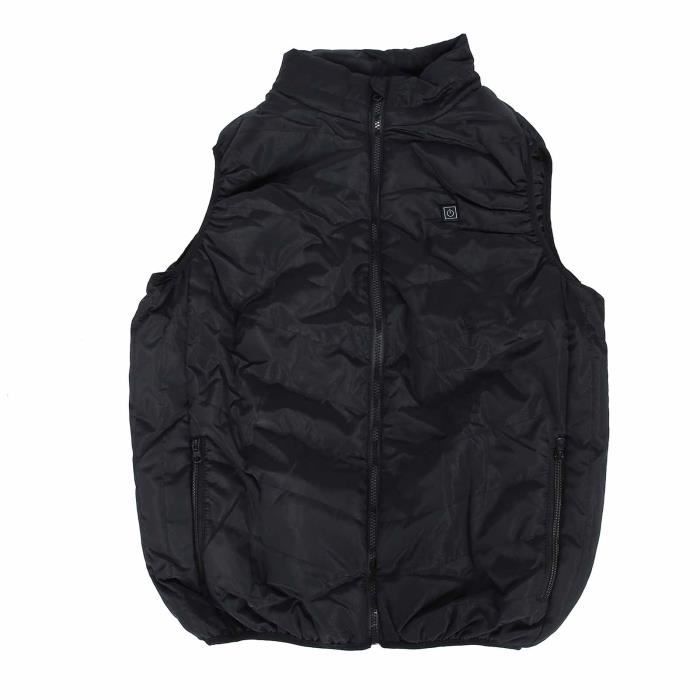 Vêtement Chauffant Rechargeable Banque Alimentation Gilet Chauffant électrique USB - VGEBY - Taille L - Noir - Chaleur Gilet Chauffant USB Vêtement Chauffant Rechargeable Banque Alimentation Gilet Chauffant électrique USB - VGEBY - Taille L - Noir - Chaleur Gilet Chauffant USB