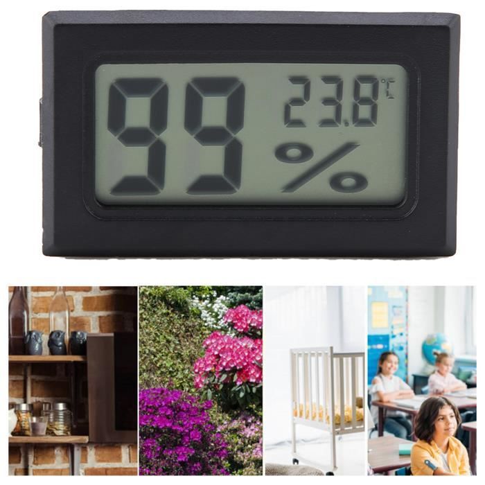 Thermomètre Numérique,HTC-2--Thermomètre Et Hygromètre Électronique Lcd