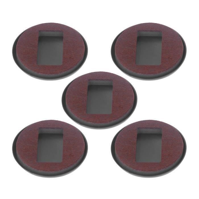 Lot De 5 Patins Feutre Pour Chaises - 6.5x4.5cm - Remplacement Roulettes - Protection Sols