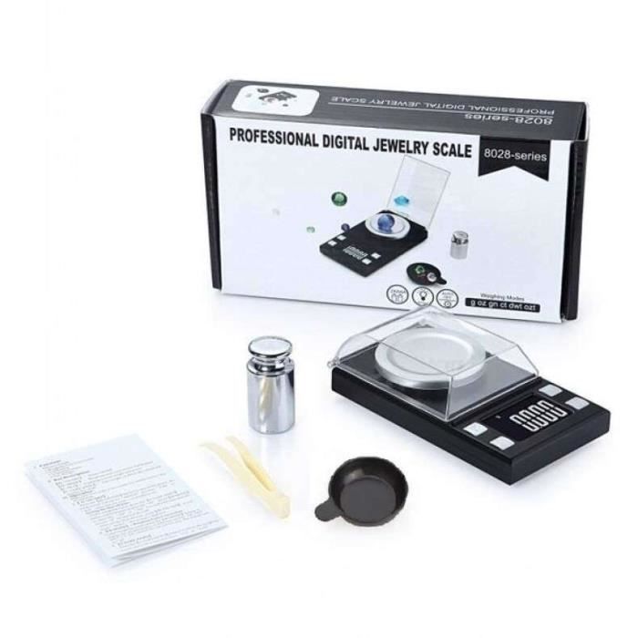 Balance De Précision 100g/0.001g Milligramme - Balance Numérique LED Avec Tare Et Calibration
