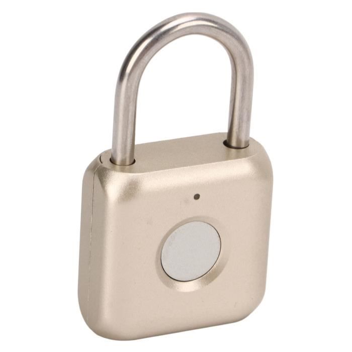 🔒 Cadenas Intelligent à Empreinte Digitale Pour Valise/Bagages - Gadget De Sécurité - Noir