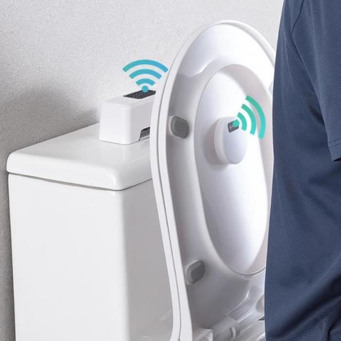 Kit Chasse D'Eau Automatique Sans Contact Pour Toilettes - Capteur Infrarouge ABS IPX5