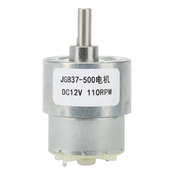 Moteur à Courant Continu 12V 10W 5 Tr/min Avec Engrenages - Neuf, Générique, Fabriqué En Chine