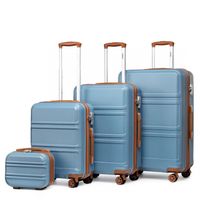 Valise Cabine Rigide Rock Luggage - Couleur Crème (ivoire) - 4 Roues Multidirectionnelles - Capacité 100L+ - Neuf