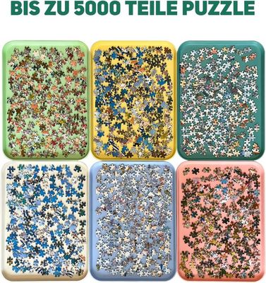 Trieur 6 Compartiments Trieur De Puzzles Empilable Nariolar - Pour Puzzles Jusqu'à 2000 Pièces - 6 Plateaux De Couleur - Écologique Accessoire Puzzle Pratique Trieur 6 Compartiments Trieur De Puzzles Empilable Nariolar - Pour Puzzles Jusqu'à 2000 Pièces - 6 Plateaux De Couleur - Écologique Accessoire Puzzle Pratique