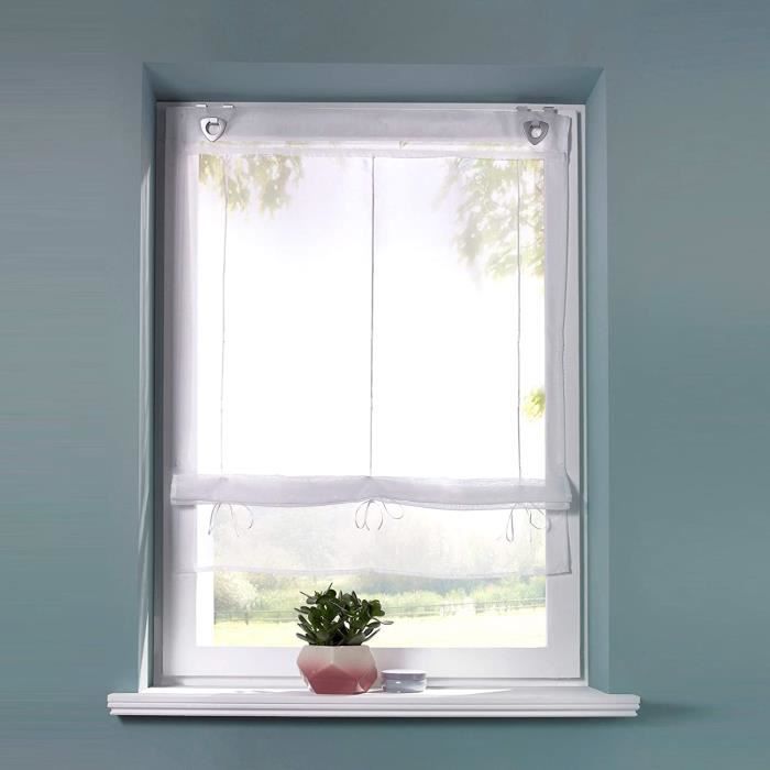 Store Bateau Sans Perçage SCHOAL Transparent - 60x130 Cm