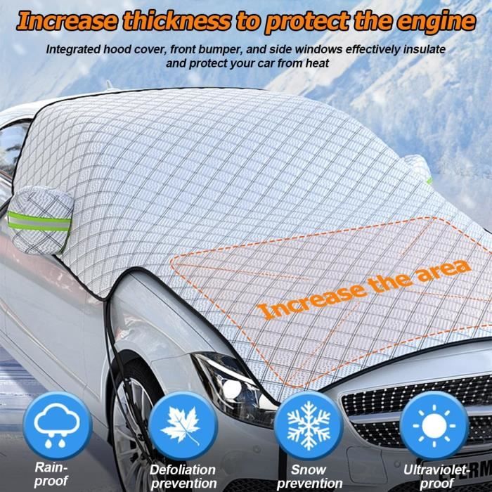 Couverture Pare-Brise Voiture, Pare-Soleil pour Pare-Brise