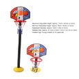 TMISHION Boule de support de panier d'intérieur Jouet de Support de Basket-Ball pour Enfants Jouet de Basket-Ball Intérieur-2