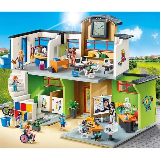 Ecole aménagée Playmobil City Life 9453