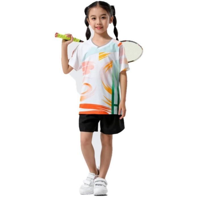 T shirt badminton personnalisé cheap