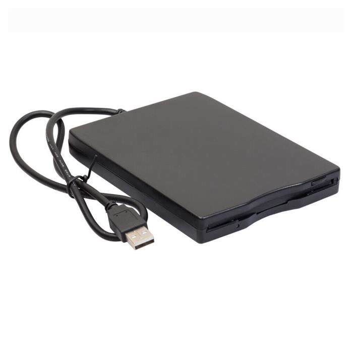 1.44Mb USB lecteur de disquette externe disquette Portable FDD pour  ordinateur Portable 3.5 pouces lecteur de disquette [30F7F5A] - Cdiscount  Informatique