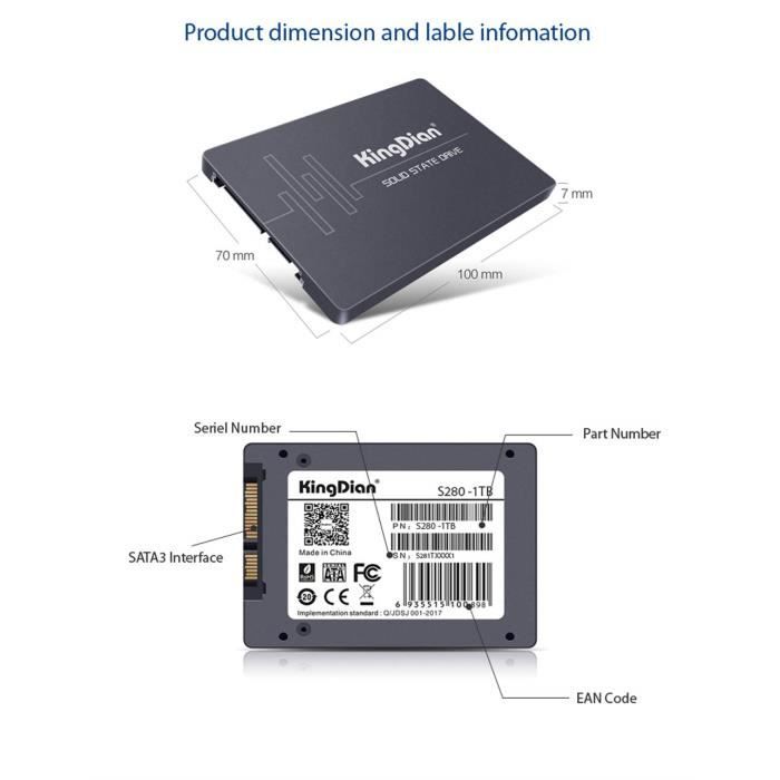 Kingdian outlet s280 1tb